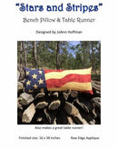Stars and Stripes Bench Pillow & Table Runner pattern