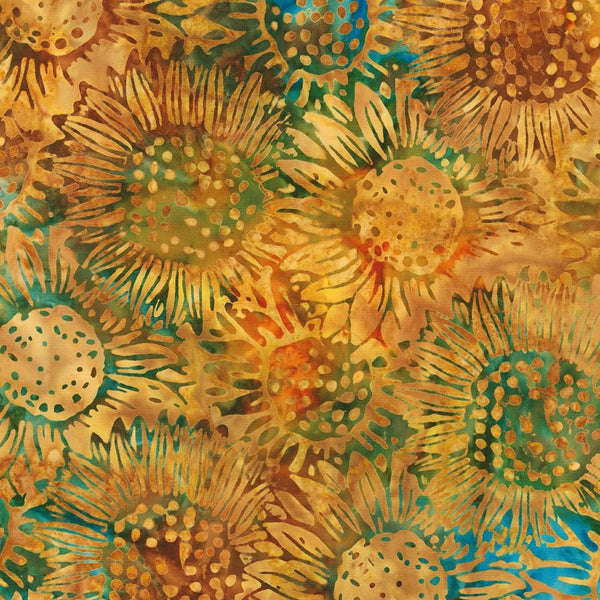 Sun Forest, Gold Floral