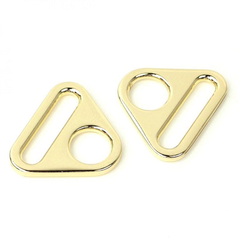 Two Triangle Rings 1" Gold