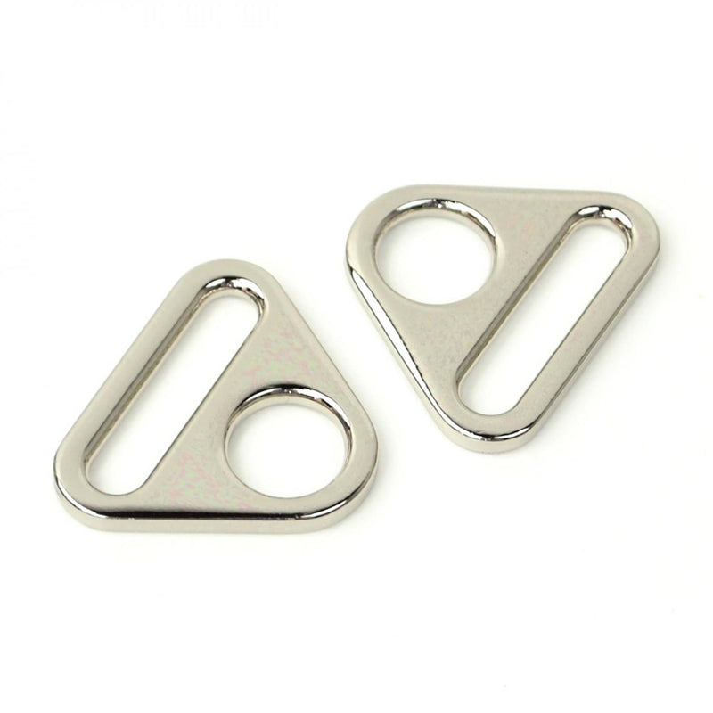 Two Triangle Rings 1" Nickel