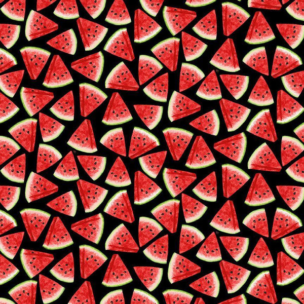 Watermelon Party, Watermelon Triangle Slices, Black